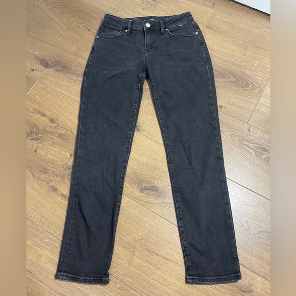 Mavi Jeans Ada Boyfriend Slim Leg Charcoal Gray Women’s Black Pants 25/27 - Picture 3 of 5